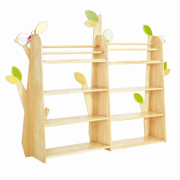 Two Sets of Leaf Bookshelves