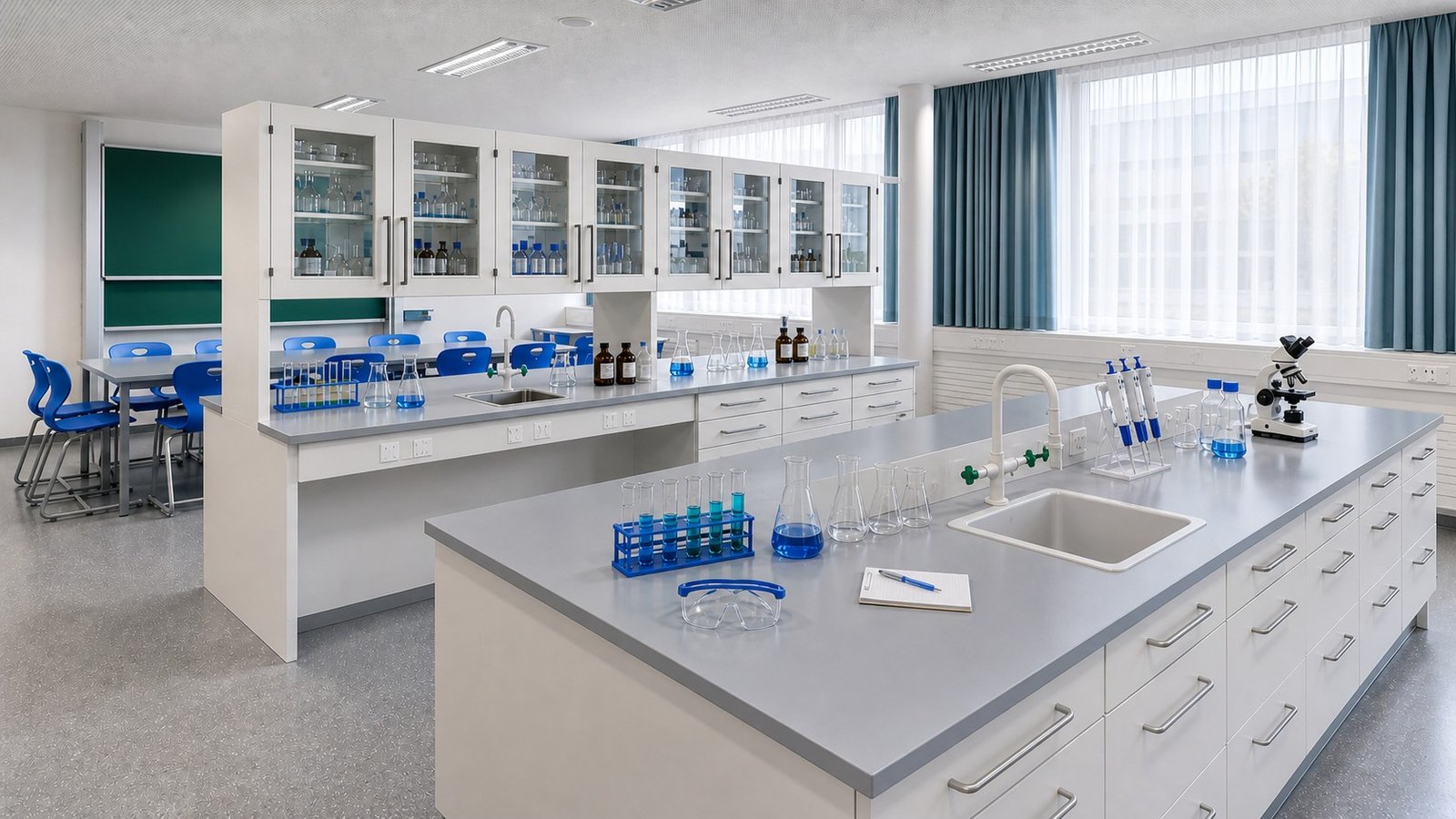 High-Performance Laboratory Design in UAE | Safe & Smart Lab Solutions